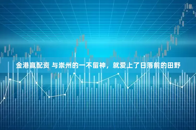金港赢配资 与崇州的一不留神，就爱上了日落前的田野